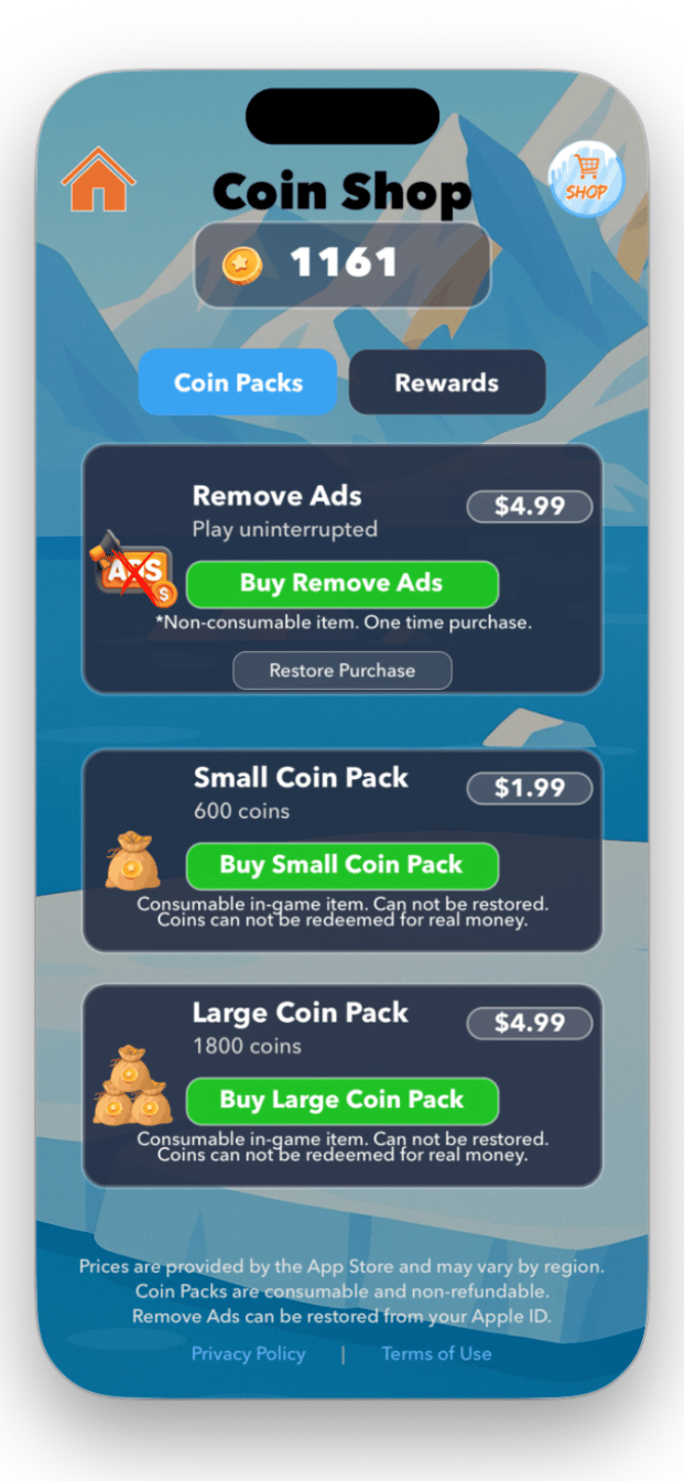 Penguin skins