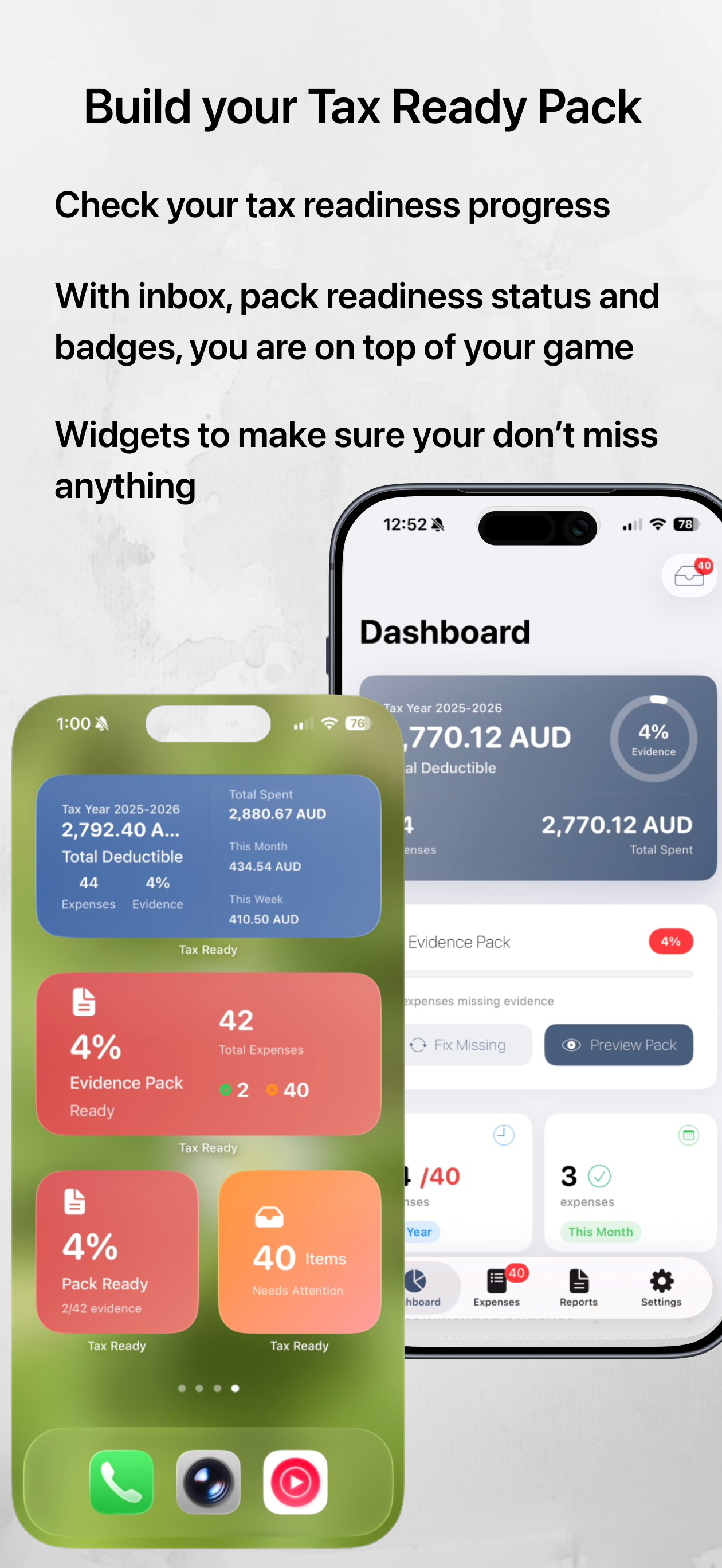 Build your Tax Ready Pack